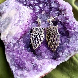"Wise Owl" Earrings